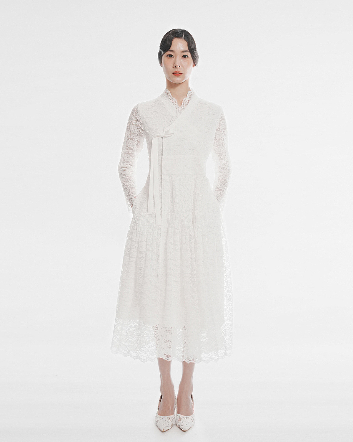 White Lace Chulic Dress